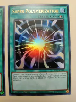 2x YUGIOH! Super Polymerization RA03-EN053 Ultra Rare 1st Ed NM - Image 3