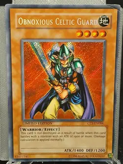 Yu-Gi-Oh! Obnoxious Celtic Guard CT1-EN006 ScR MP - Image 1