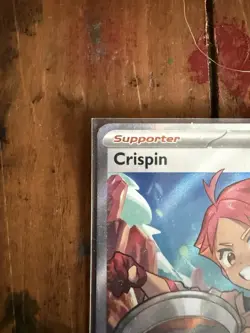 Crispin Stellar Crown Holo 164/142 Sv07 NM/M Unplayed Pokemon Card - Image 2