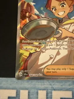 Pokemon TCG Crispin Trainer SV07 Stellar Crown 164/142 Full Art Holo Ultra Rare - Image 2