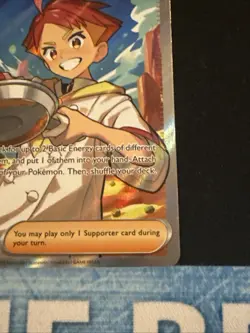 Pokemon TCG Crispin Trainer SV07 Stellar Crown 164/142 Full Art Holo Ultra Rare - Image 3