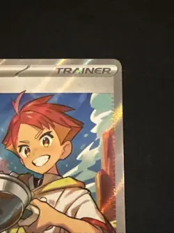Pokemon TCG Crispin Trainer SV07 Stellar Crown 164/142 Full Art Holo Ultra Rare - Image 4