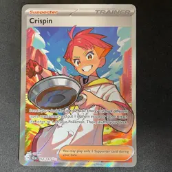 Crispin 164/142 Sv07: Stellar Crown Holo NM English Pokemon TCG - Image 1