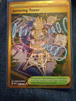 Pokemon TCG Trainer Jamming Tower Card 243/182 Destined Rivals - Image 1