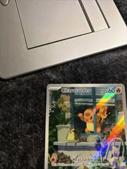 Pokemon TCG Charmander Obsidian Flames Black Star Promo Card 044 NM - Image 3