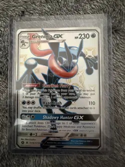 Pokemon TCG Greninja GX Full Art Shiny Holo Rare Card SV56/SV94 - Image 1