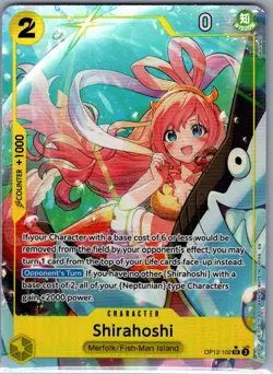 Shirahoshi (Alt Art) OP12-102 English Legacy of the Master - One Piece Card - NM - Image 1