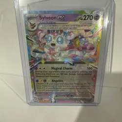 Pokemon TCG Sylveon EX Double Rare Holo Prismatic Evolutions Card 41/131 - Image 1