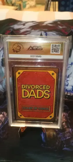 Happy Anniversary #1 Divorced Dads 2024 Age of Alimony Promo Card Graded 9.5 AGS - Image 2