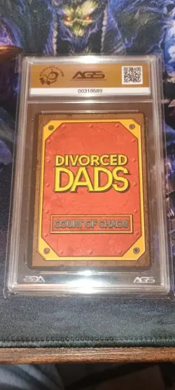 Happy Anniversary #1 Divorced Dads 2024 Age of Alimony Promo Card Graded 9.5 AGS - Image 4