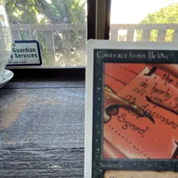 Magic: The Gathering Revised Edition Contract from Below Sorcery Card - Image 2