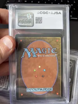 MTG Brainstorm - Ice Age - Auto / Signed Chris Rush - CGC Near Mint 7 / Auto 9 - Image 2