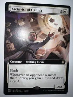 Archivist of Oghma NM Extended Art Commander: Battle for Baldur's Gate 553 MTG - Image 1