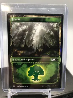 Magic the Gathering - Forest Showcase (313) - Core Set 2021 - NM/M - MTG - Image 1