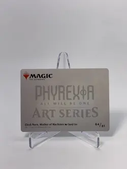 Elesh Norn, Mother of Machines 2023 MGT Phyrexia Art Series Gold Signature 64/81 - Image 2