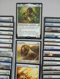 Magic 100 Commander Deck Jazal Mono White Kitty Cat Attack Agro Ready To Play - Image 2