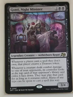 Gonti, Night Minister - R 0087 MTG Aetherdrift DFT - Image 1