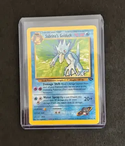 Pokemon Sabrina's Golduck Gym Challenge 30/132 Rare LP - Image 3