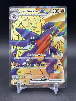 Cynthia's Garchomp ex - 215/182 Destined Rivals (Pokemon) Full Art Ultra Rare - Image 1