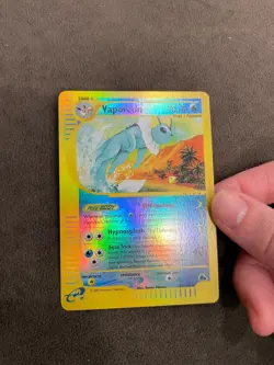 Vaporeon 33/144 Reverse Holo Skyridge eReader Pokemon TCG English NM - Image 4