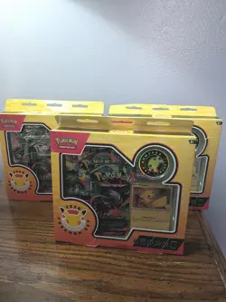 Lot Of 3 Sealed Pokemon 30th Anniversary Celebration Box Set - Image 1