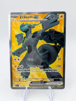 Pokemon - Zekrom ex - 158/086 - BLK Black Bolt - Full Art Ultra Rare - Image 1