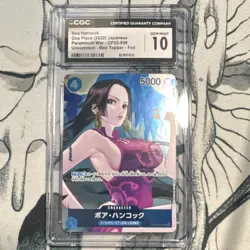 One Piece CCG Boa Hancock Paramount War OP02-059 Foil Box Topper CGC 10 Japanese - Image 1