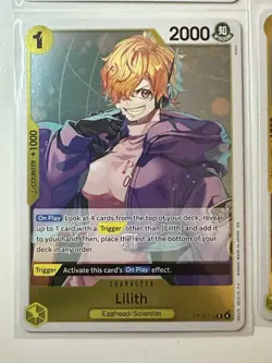Lilith OP13-113 Carrying On His Will 4 Foil Card Play Set Lot One Piece - Image 4