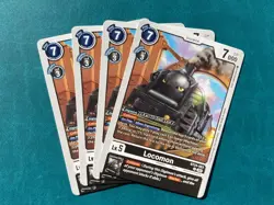 Locomon BT24-063 Playset Time Stranger Digimon Card Game x4 - Image 1