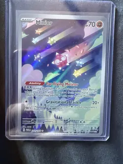 Pokemon TCG Minior Card Holo Illustration Rare, Paradox Rift 201/182 - Image 1