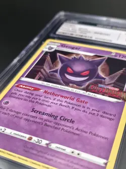 Pokemon Gengar SWSH241 Lost Origin Prerelease Promo Card CGC 10 Gem Mint - Image 5