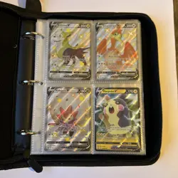 28 x Pokemon Black Star Promo all Holo Card Bundle including binder - Image 1