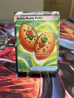 Pokemon TCG Buddy-Buddy Puffin Card 167/132 Mega Evolution Near Mint Condition - Image 1