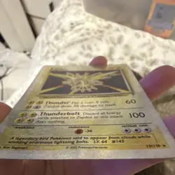 Pokemon Zapdos 90 HP Holo Rare Card 19/110 Basic 2002 English TCG - Image 3