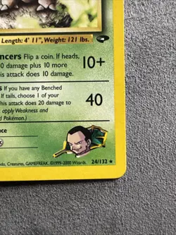 Pokemon TCG Card Giovanni's Pinsir Gym Challenge #24/132 Unlimited Rare - Image 2