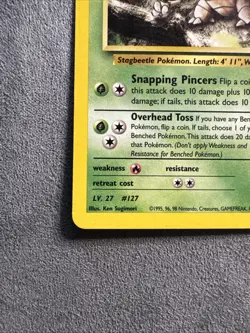 Pokemon TCG Card Giovanni's Pinsir Gym Challenge #24/132 Unlimited Rare - Image 5