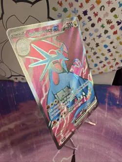 Pokemon TCG Salamence EX Full Art Holo Ultra Rare Card 177/159 Journey Together - Image 2
