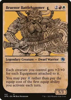 Bruenor Battlehammer-Adventures In The Forgotten Realms-Showcase-Foil-337-LP - Image 1