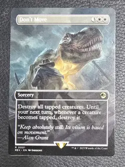 Don't Move (Borderless) MTG - Universes Beyond: Jurassic World Collection - Image 1