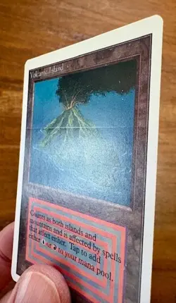Magic the Gathering, Volcanic Island, Unlimted Edition, MTG - played - Image 3