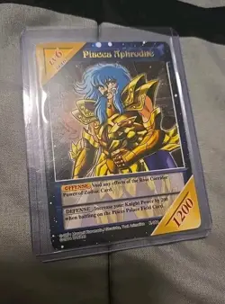 Aries Mu / Pisces Aphrodite Knights Of The Zodiac Card - Image 3