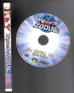 Knights of the Zodiac Volume 1 OOP DVD with Trading Card Battle Bronze 1986 2004 - Image 3