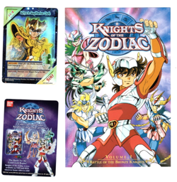 Knights of the Zodiac Volume 1 OOP DVD with Trading Card Battle Bronze 1986 2004 - Image 4