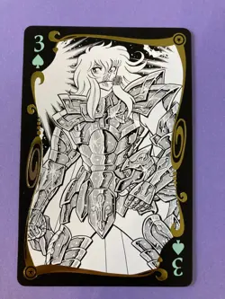 Pisces Aphrodite Saint Seiya Knights of the Zodiac poker playing card 50th - Image 1