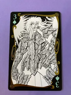 Pisces Aphrodite Saint Seiya Knights of the Zodiac poker playing card 50th - Image 3