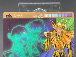 Shaka VirgoVirgo Knights of the Zodiac Card Saint Seiya Bandai 1988 Japanese - Image 3