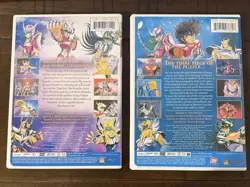 Knights of the Zodiac Volume 1 & 5 DVDs with Very Rare Trading Cards! 702727076220 - Image 2