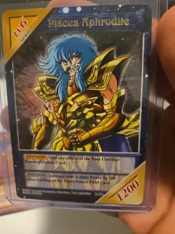 Pisces Aphrodite Knights Of The Zodiac Card + 3 Bonus - Image 1
