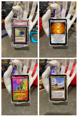 Magic The Gathering Limited Edition - Mini Slab Keychains - ALPHA BETA and more! - Image 1