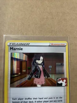 Marnie 169/202 Pokemon Prize Pack Variant Sword & Shield Line Holo - Image 2